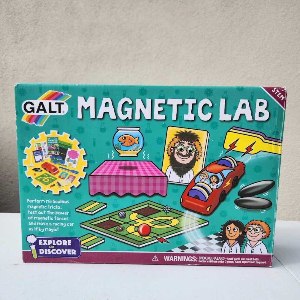 NEW Galt Toys Magnetic Lab Science Kit for Kids Toy Ages 6+ Magnets STEM Experim
